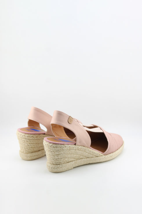 Verbenas Braided Wedge Espadrille Slingback Sandals